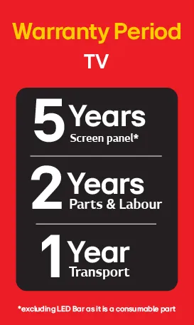 TV Warranty Information