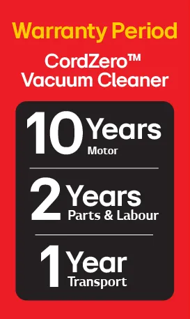 Vacuum Cleaner Warranty Information
